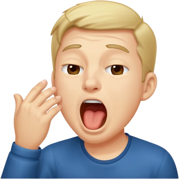 yawning man emoji
