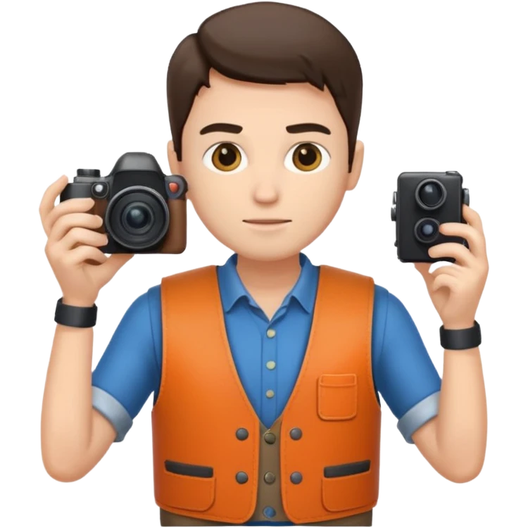 photographer facing away emoji