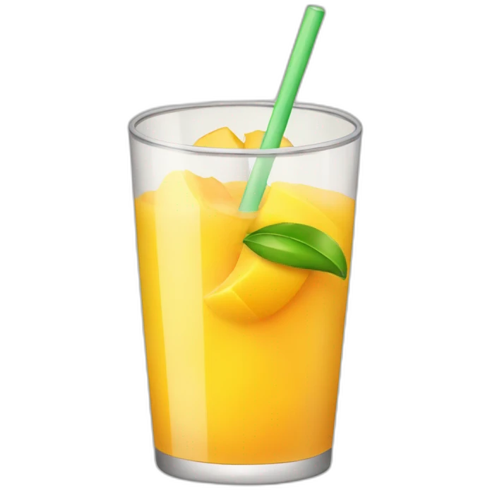 Mango drink emoji