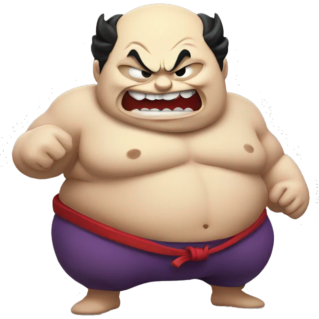 joker fighting sumo emoji