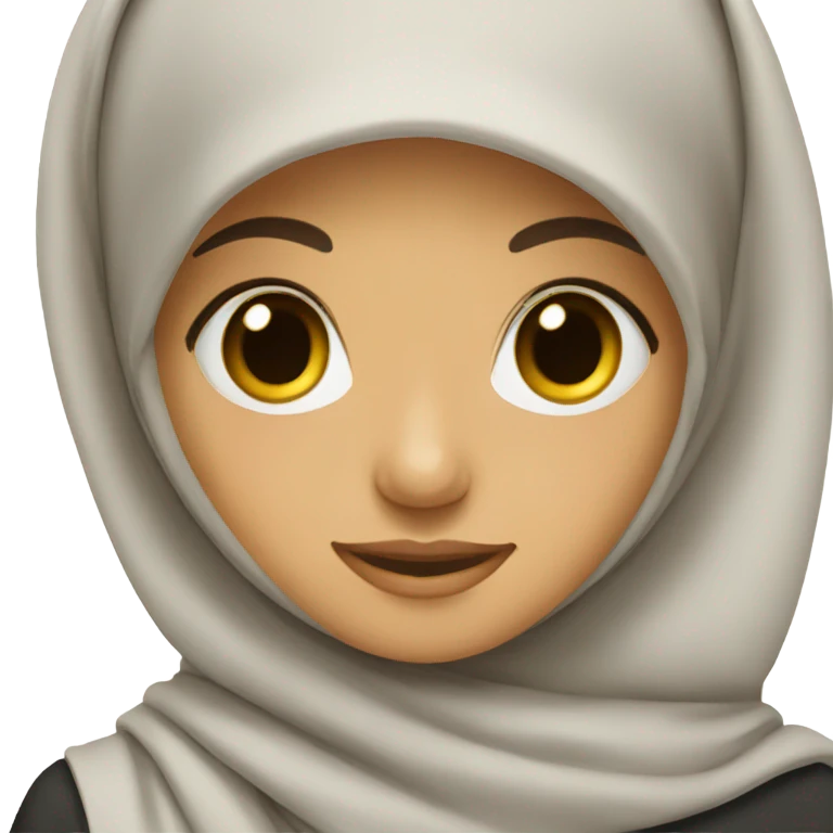 muslim girl wear a hijab  emoji