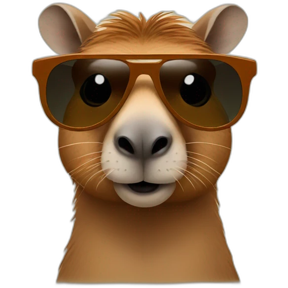 capibara with sunglasses  emoji