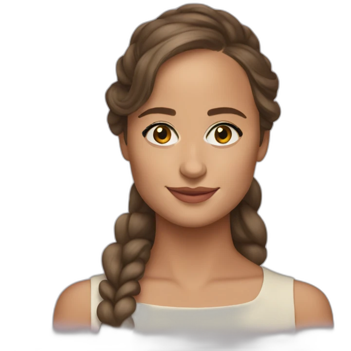 alicia vikander emoji