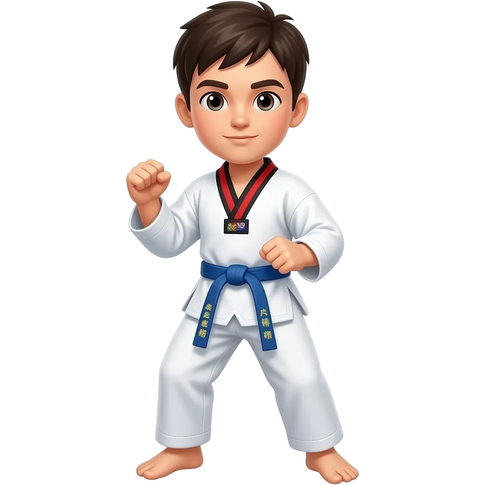 Taekwondo fighter emoji
