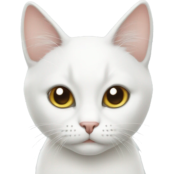 White cat emoji