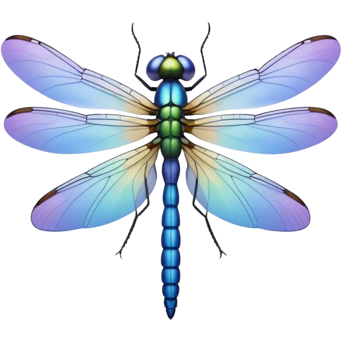 Periwinkle Dragonglfly emoji emoji