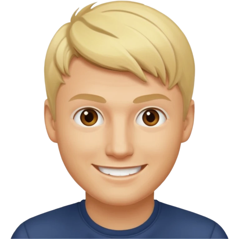 Nick Carter with blonde hair emoji