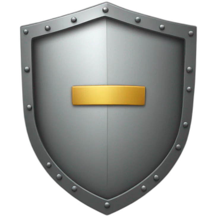 shield with notch emoji