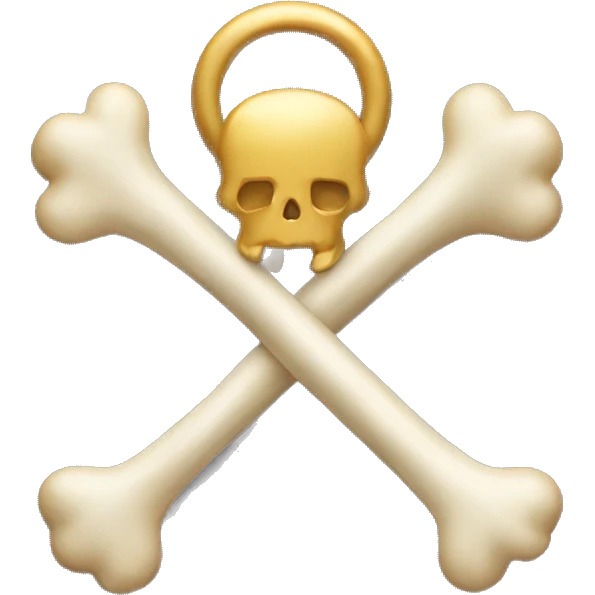 golden tag bone  emoji