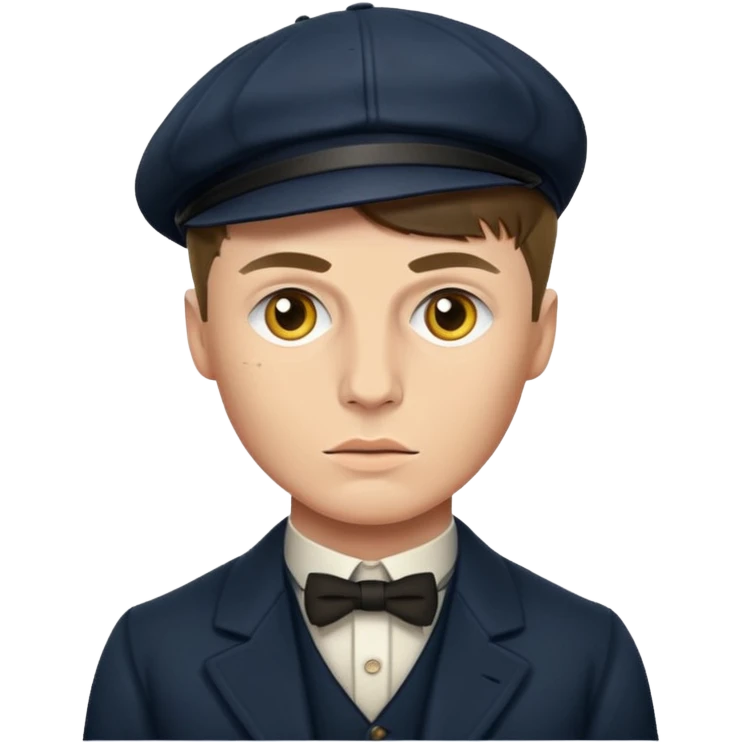 necesito que me hagas la cara de tommy shelny en emoji tip apple emoji