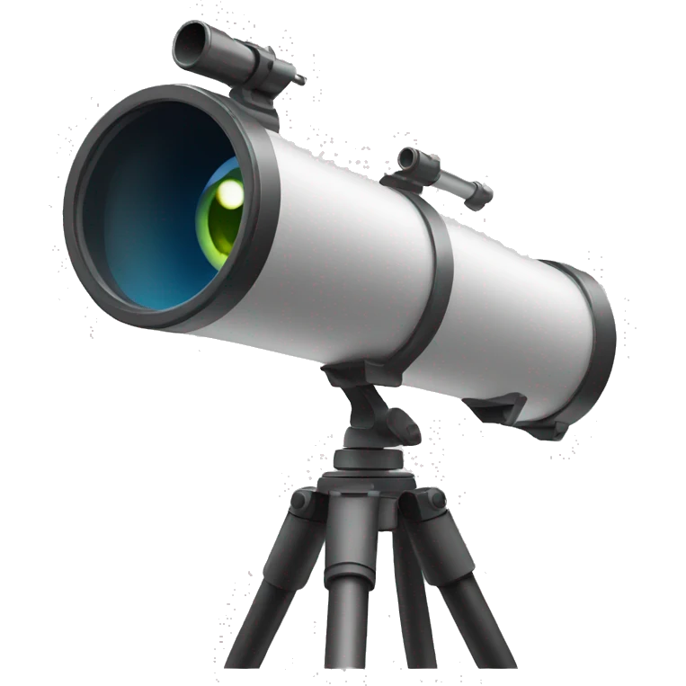 Looking with telescope  emoji
