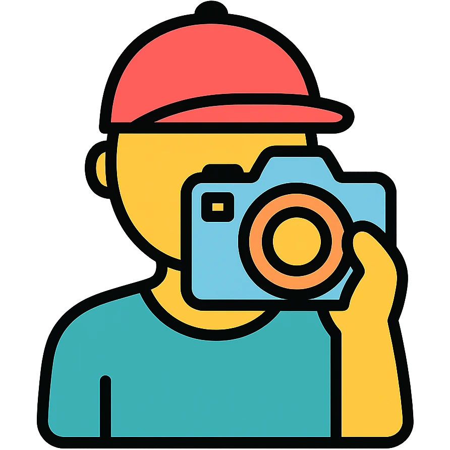 A photographer icon emoji