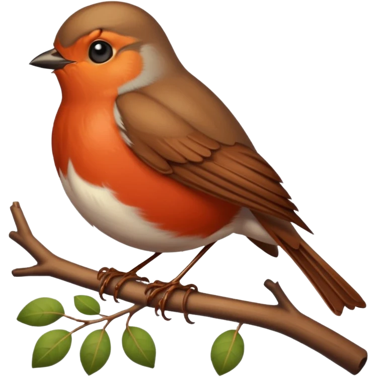 Robin bird emoji