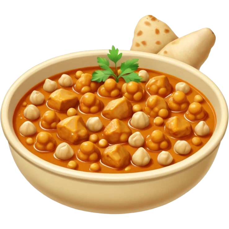Chicken and Chickpea Curry emoji