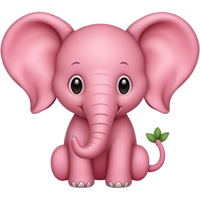 Strawberry elephant emoji