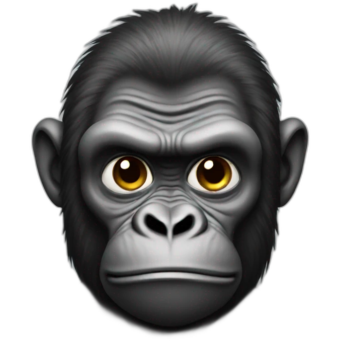side eye gorila emoji