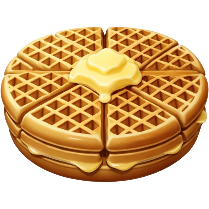 round waffle emoji
