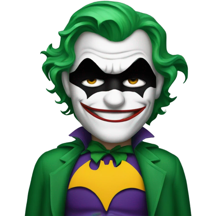 The joker dressed as Batman   emoji