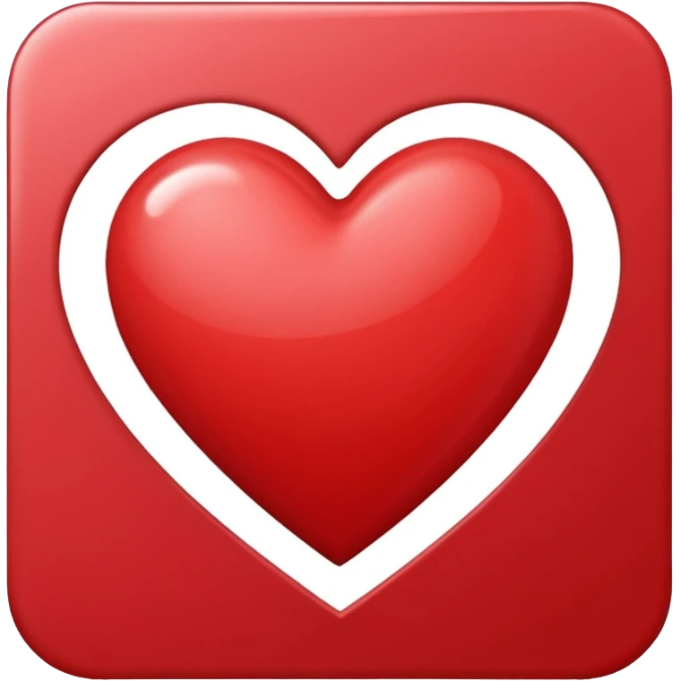 red greeting card emoji