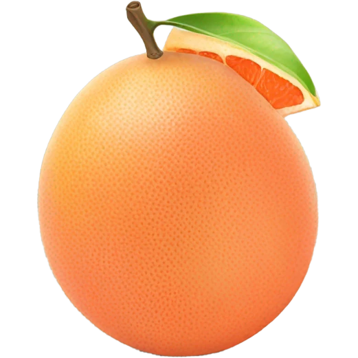 pastel grapefruit emoji