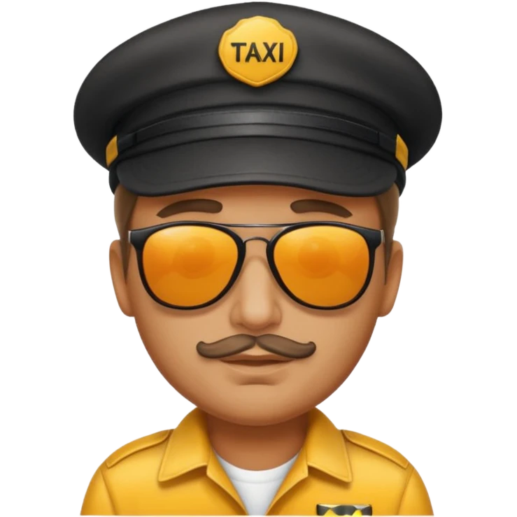 taxi driver emoji