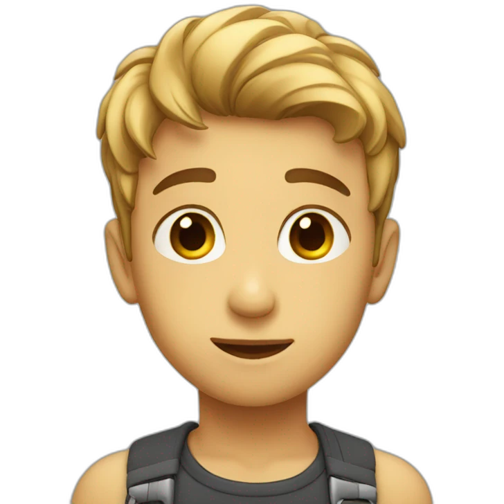 Boy looking romantically  emoji