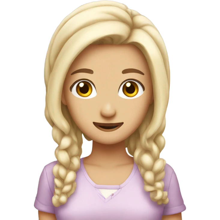 A vanilla girl  emoji