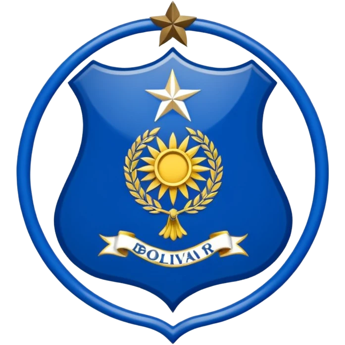 Escudo del club bolivar de la paz bolivia emoji