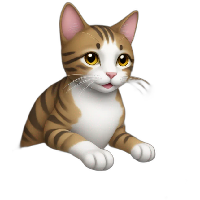 Cat playing piano emoji