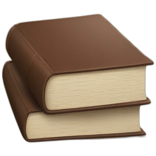 Book with face emoji