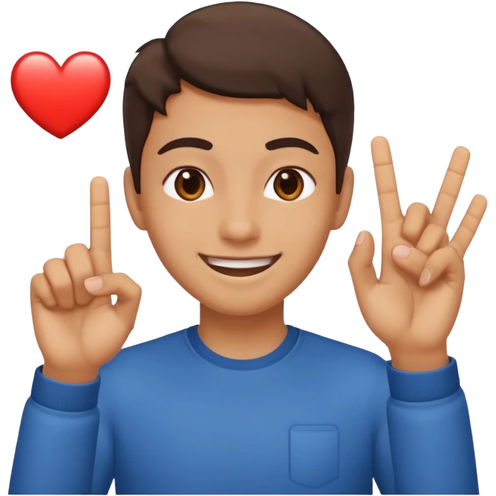 heart eyes flipping of the cameta emoji