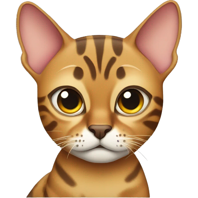 Annoyed bengal cat  emoji