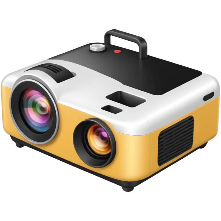 round white projector emoji