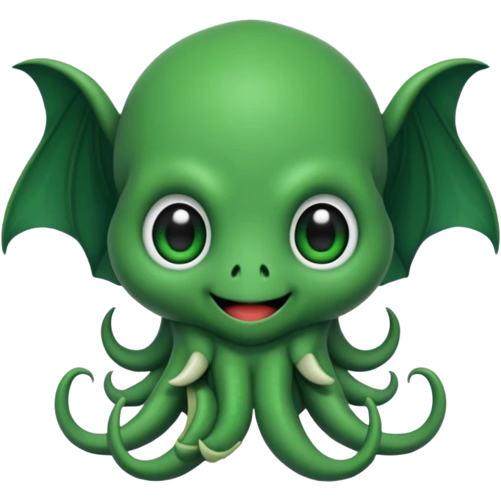cute chibi ctulhu emoji