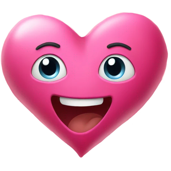 Bursting with love heart emoji