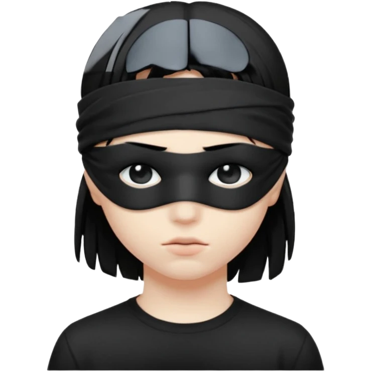 blindfolded emo emoji