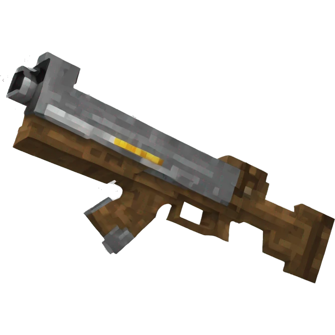 minecraft wool with a gun emoji