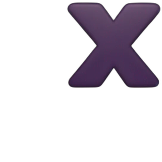 X logo emoji