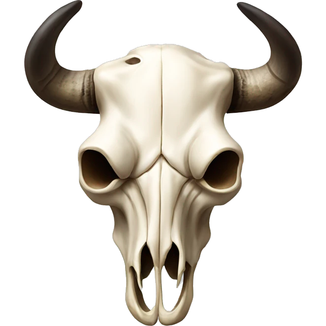 Western cow skull emoji