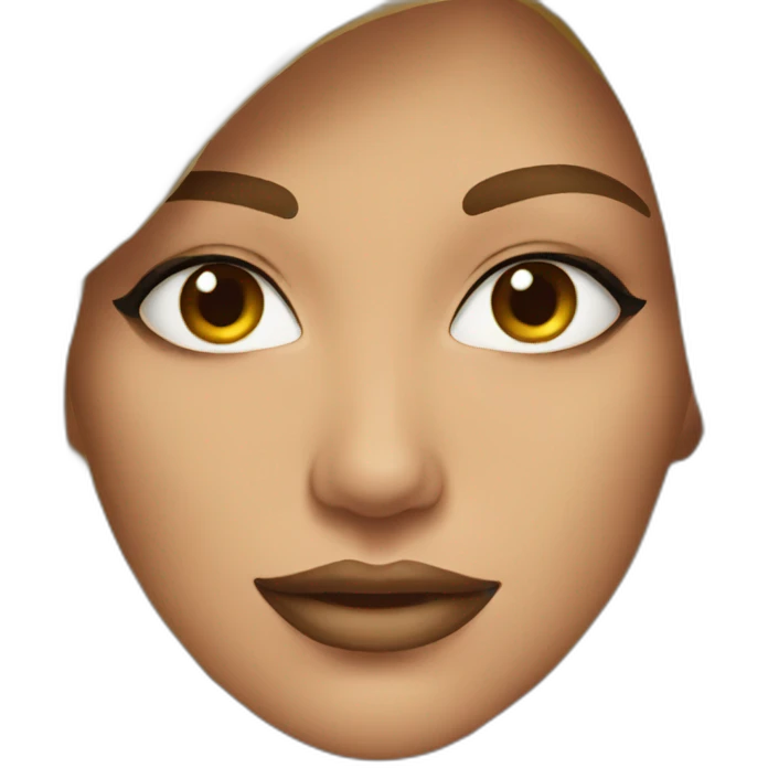 sexy female face emoji