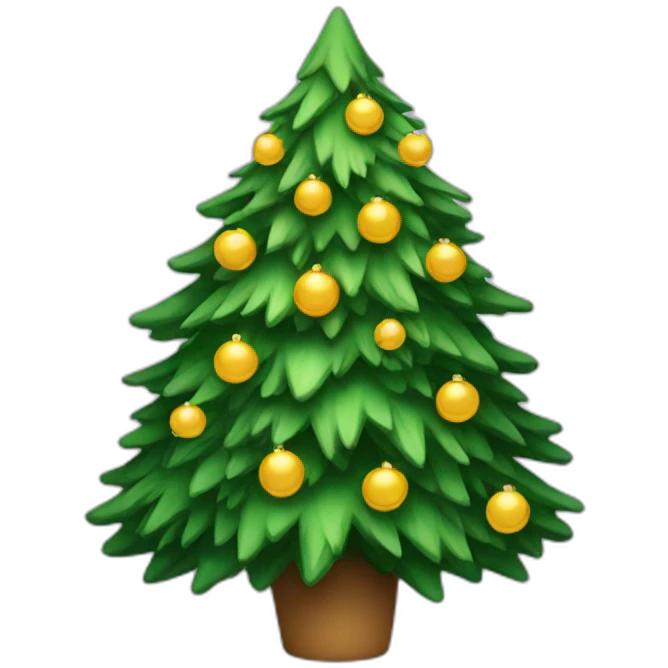 Christmas tree emoji