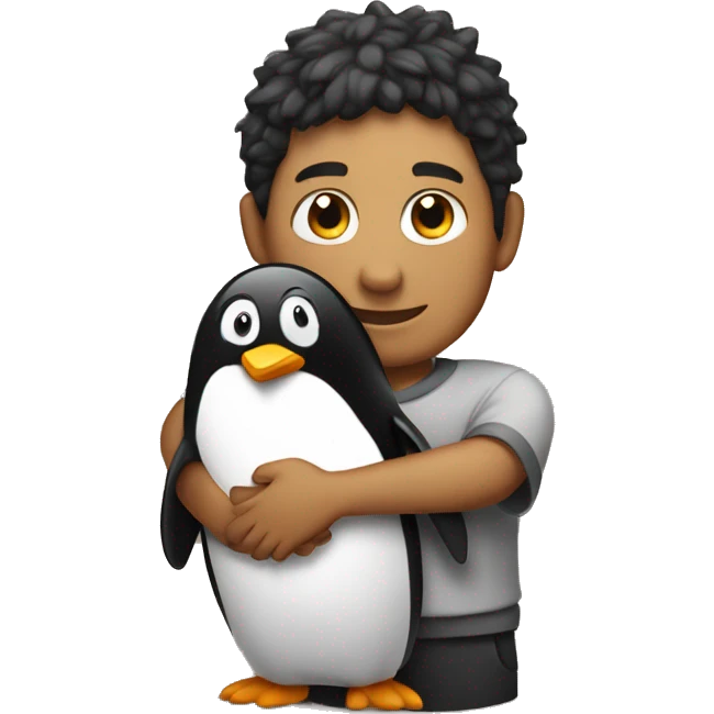 Musa holding penguin  emoji