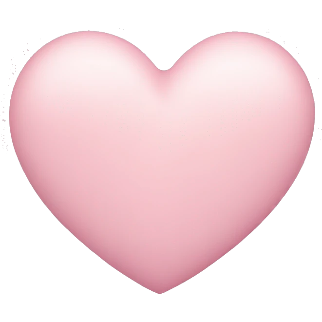 pastel pink heart emoji