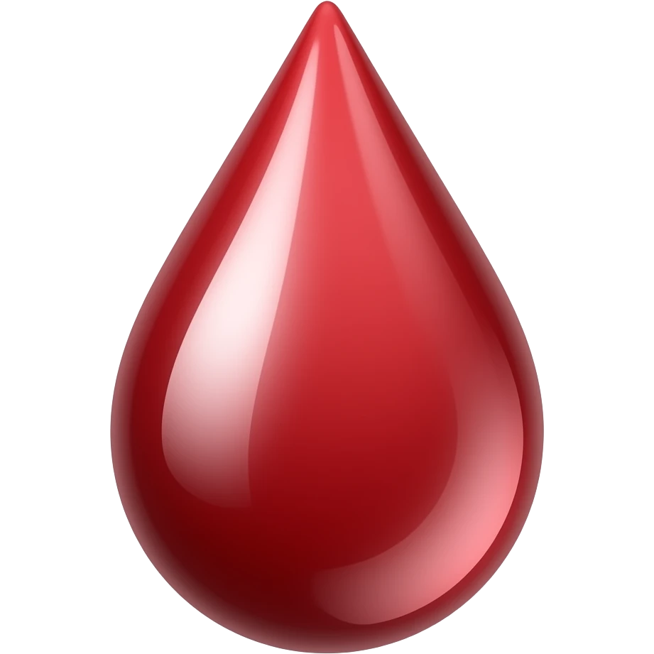 blood drop emoji