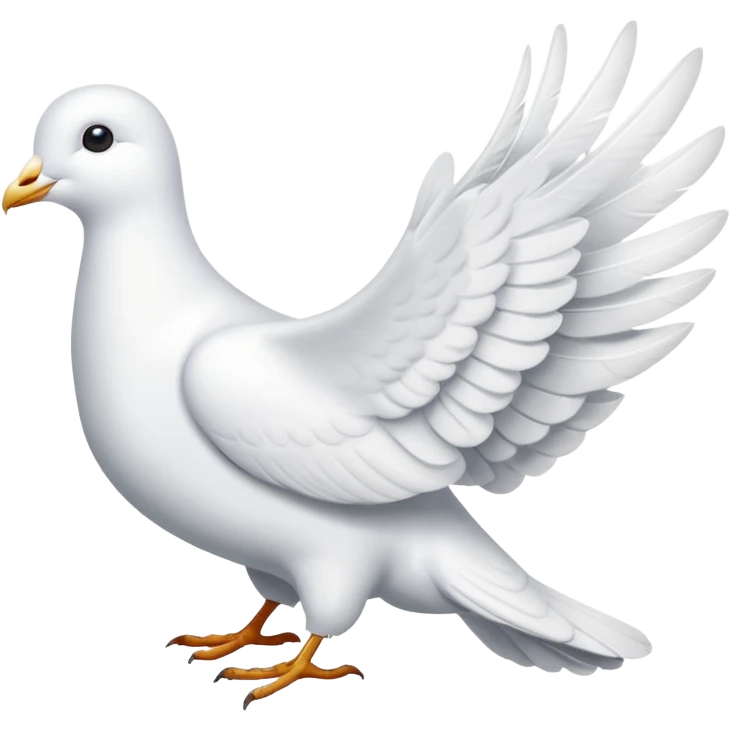 white dove emoji