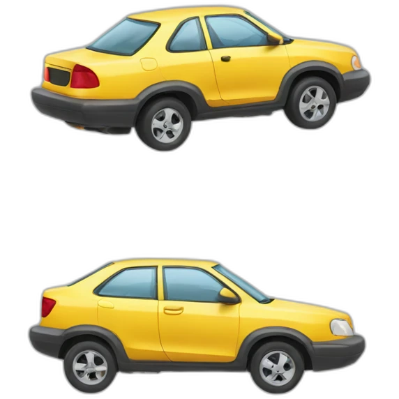 broken-down car emoji
