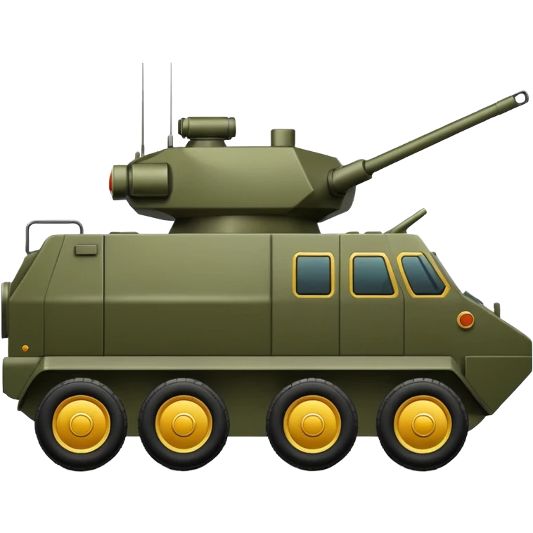 generate an ultra realistic armored vehicle emoji