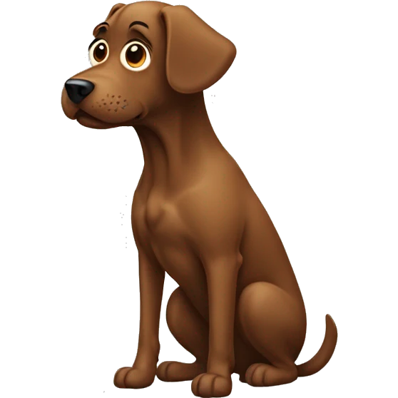 dog pooping emoji
