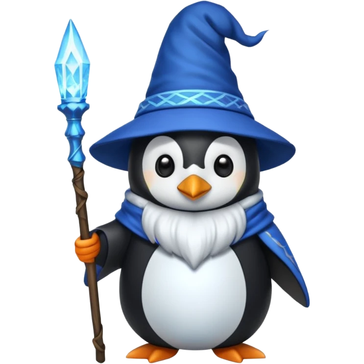 Penguin Wizard emoji