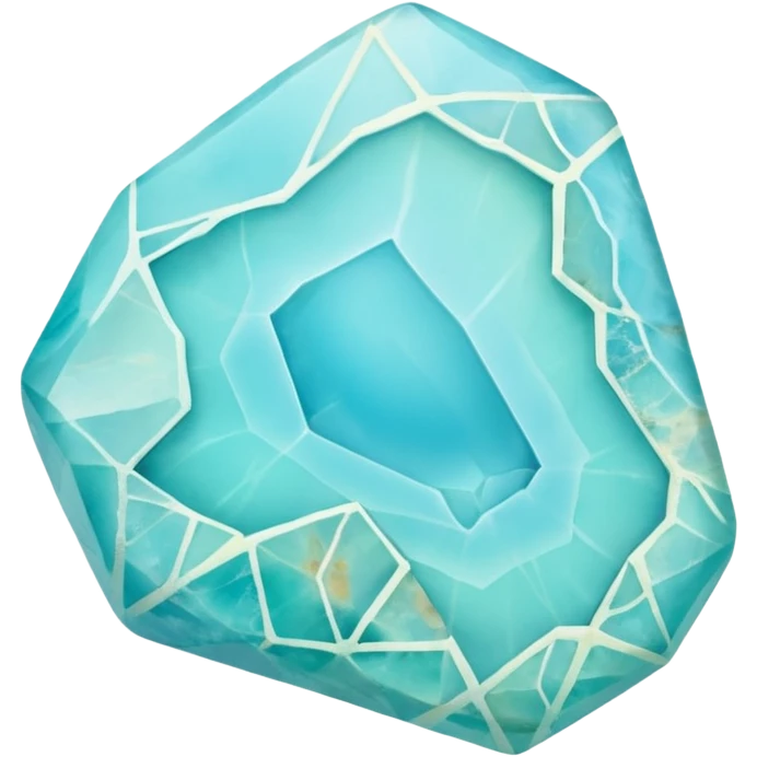 peruvian opal gemstone raw crystal mineral emoji